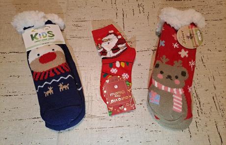 Vianocne ponozky plus plysovy macko (novy), 24 / 25 / 26 / 27