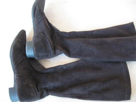 Tmavohnedé čižmičky vhodné na jeseň/jar, esprit,40