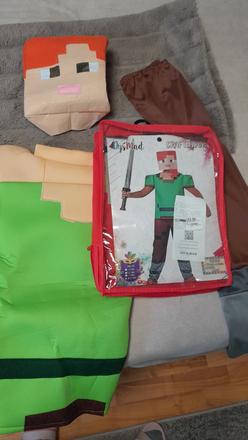 Kostým minecraft alex nový, 