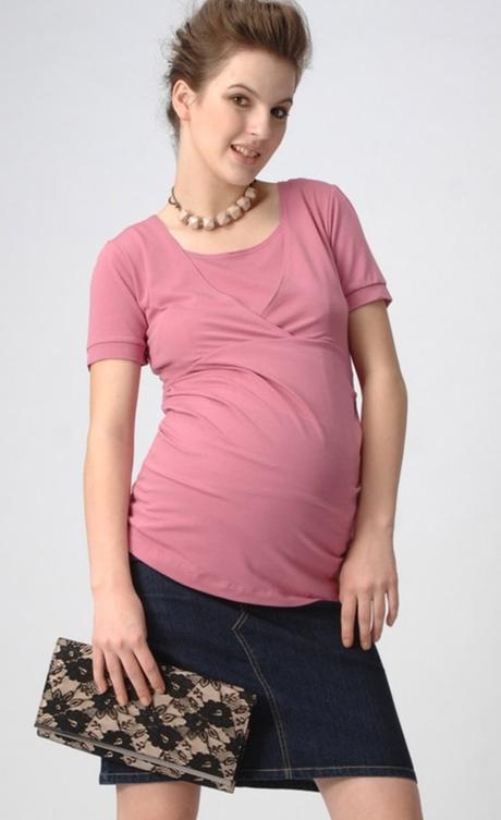 Elegantný top na dojčenie andy - l,