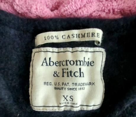 Kašmírový svetrík 128/134, abercrombie&fitch,128