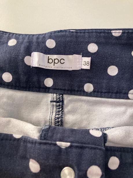 Bodkovaná sukňa, bonprix,38