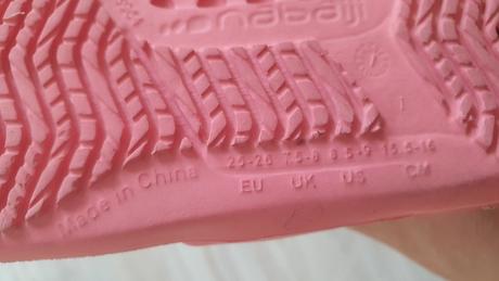 Sandále k vode, decathlon,25