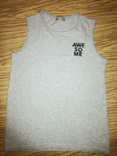 Chlapčenské tričko bez rukávov-tielko, 158