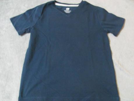 Modré tričko, h&m,122