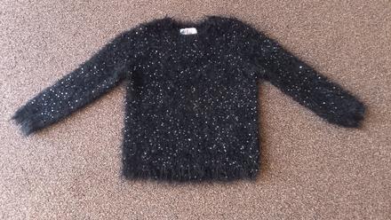 Chlpatý svetrík, h&m,110