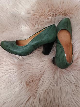 Dámske kožené lodičky 890b, 36