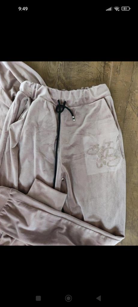 Dámska zamatova súprava, m