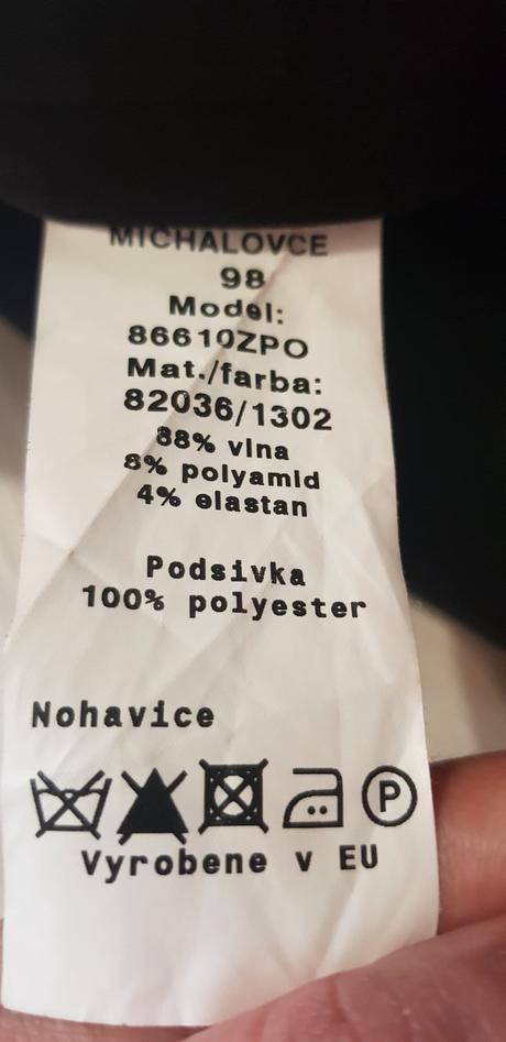 Kvalitný pánsky oblek, 98