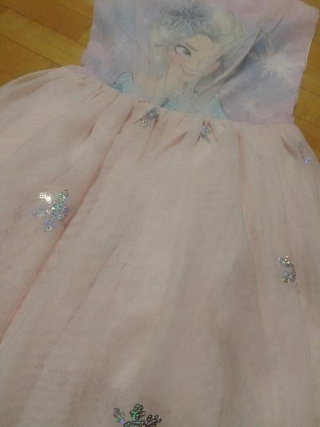 Šaty elza vianočné disney, 122