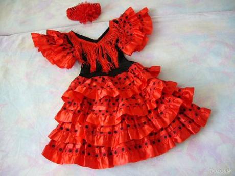 Šaty španielska tanečnica, 