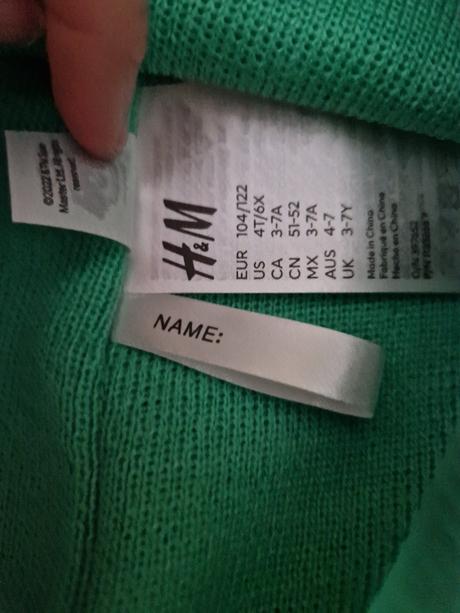 25ša_ciapky vel. 104 - 122, h&m,104