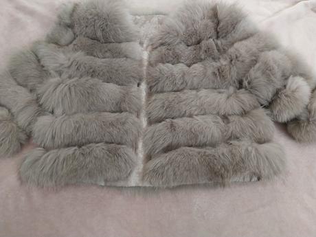 Real fur jacket 2v1 kabát kozuch vesta, 