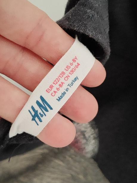 Mikinové šaty, h&m,122