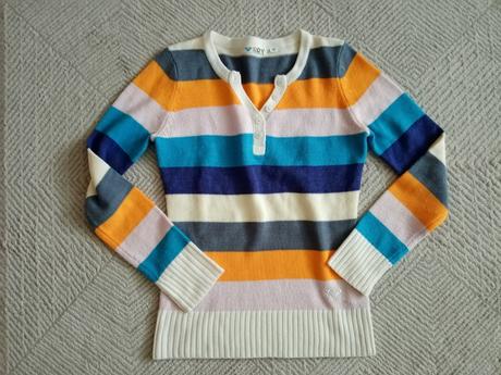 Farebný sveter roxy, vel. xs, roxy,xs