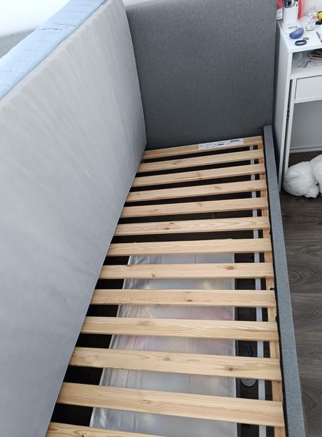 2x čalúnená posteľ 90x200 +ikea matrac+rošt, šírka (cm): 90,dĺžka (cm): 200