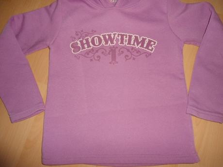 Fialova dievcenska mikinka, 134