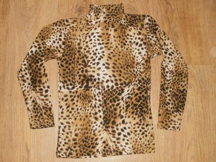 Tigrovaný dievčenský pulovrik, 152