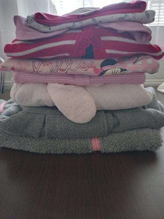 Balík oblečenia pre dievčatko 74-80, 68–80