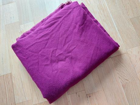 Veľká vínová teplá šatka, zara