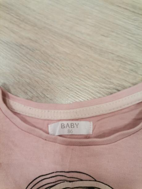 Dievčenské tričko staroruzove, pepco,86