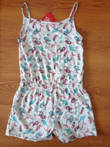 Kraťaskový overal morská  panna, kiki&koko,116 / 122