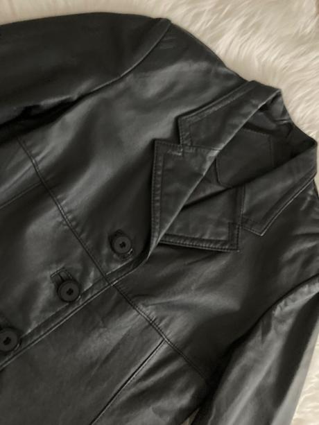 Koženková bunda / kabát, s
