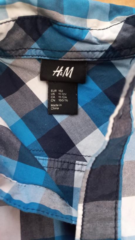 Chlapčenská košeľa, h&m,152