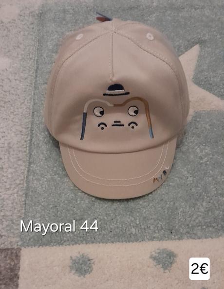 Mayoral šiltovka a obojstranný klobúk 44, mayoral,44