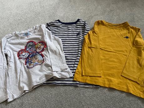 Detské trička dlhy rukáv, f&f,104