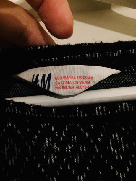 Vzorovany pulovrik, h&m,158