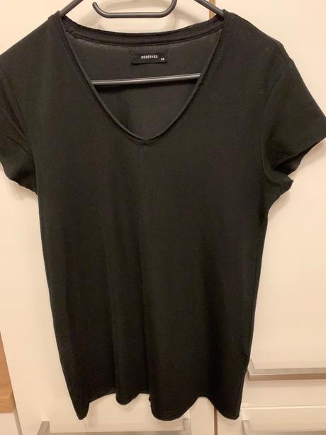 Cierne tricko, reserved,s