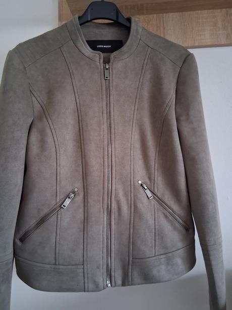 Semišová bunda, vero moda,s