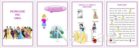 Pracovný zošit - princezné,