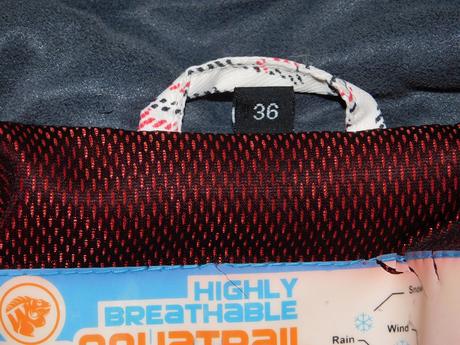 Kvalitna lyziarska bunda s odonimatelnou kapucnou, 36