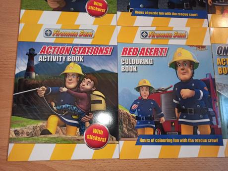Fireman sam sticker / colouring / actvity set, 