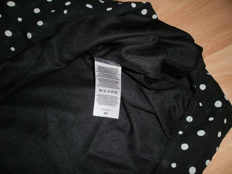 1x oblečené splývavé podšité šaty l/40, 40