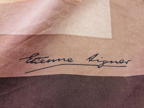 Etienne aigner luxusna hodvabna šatka, l