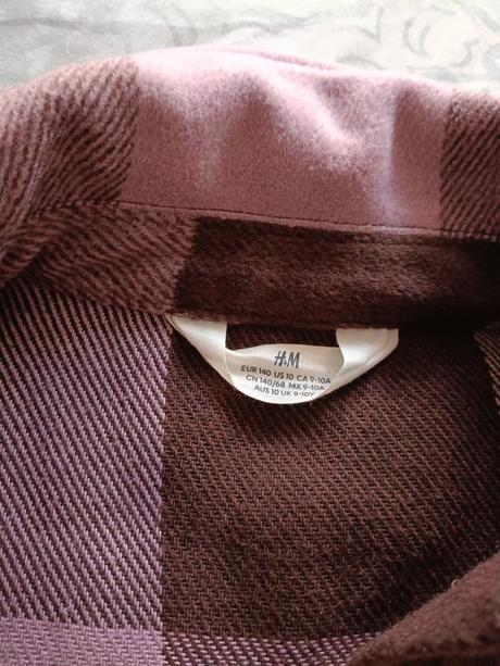 Koselova bunda tepla, h&m,140