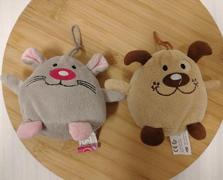 Plyšové postavičky s putkom, 2 ks, pms, 10 cm, 