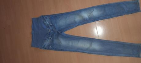 Rifle tehotenske, denim,36