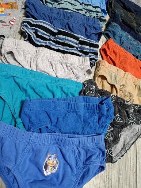 25x slipky + boxerky 110/116, 110