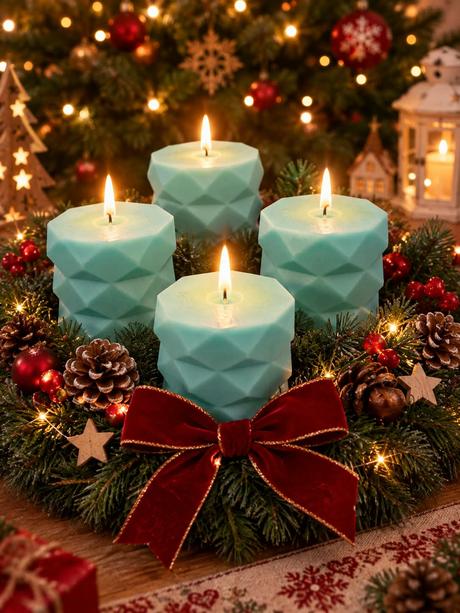 Adventné sojove sviecky,