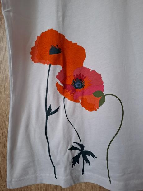Tričko s kvetmi, gate,38