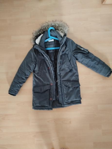 Zimná bunda, h&m,146