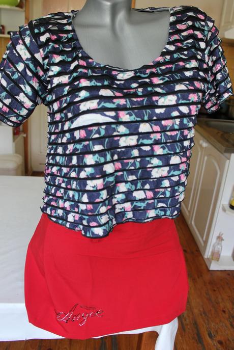 Crop top misa maroom, l