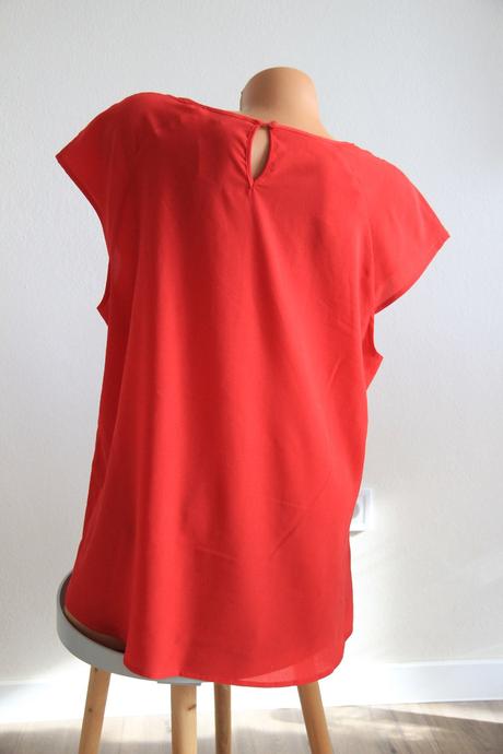 Elegantný červený top, xxl, xxl
