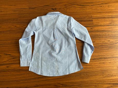 Košelová blúzka svetlomodrá s výšivkou, dorothy perkins,36