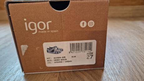 Igor sandále modré 27, 27