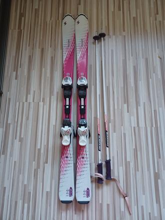 Dievčenské lyže s palicami, blizzard,130-139 cm